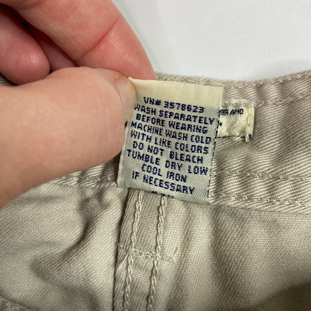Vintage Cherokee Khaki Carpenter Shorts Size 14 - Picture 7 of 7